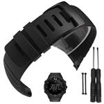 Picowe Suunto Core Watch Band Strap, Rubber Watch Replacement Band Strap Accessories for SUUNTO CORE All Black SS014993000/SS013336000/SS013337000