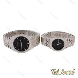 ساعت ست گوچی 25H استیل صفحه مشکی s-7375