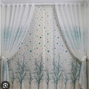 پارچه پرده ای فلامنت عرض3 متر سبز بدون نیاز به آستر