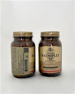 کپسول ب کمپلکس برند سولگار ۱۰۰ عدد Solgar Vitamin B-complex 50 100 Kapsül