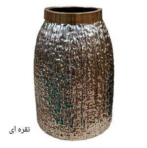 گلدان شیشه ای زبرا (چروک ) 