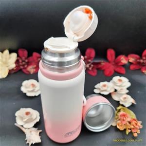 تراول ماگ استیل ۶۰۰ میل سرد و گرم سبز فانتزی