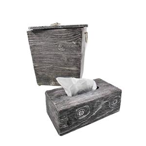 سطل و جا دستمال مربع آلوین مدل۱۱۲۶S طوسی