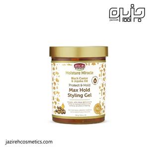 ژل حالت‌دهنده مو آفریکن پراید مدل Black Castor & Jojoba Oil حجم 510 میلی‌لیتر