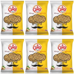 سویا برشن ریز دانه - ۲۰۰ گرم بسته ۶ عددی