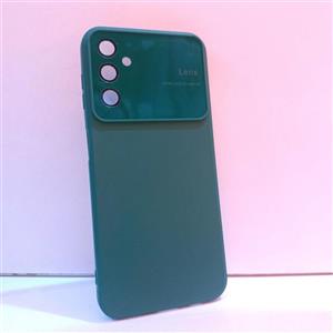 گارد محافظ A14 با محافظ لنز دوربین کاور سبز یشمی گوشی سامسونگ a14