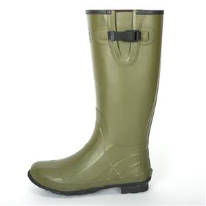 Duck and Fish 18 inches Green Rubber Hunting Boots 