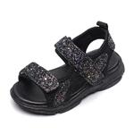 Infant Baby Girls Sandals Soft Anti-Slip Sequins Prewalker Flat Shoes Crib Summer Casual Beach Shoes