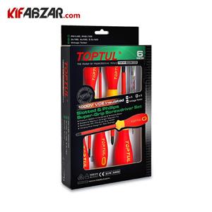 ست 6 عددی پیچ گوشتی عایق تاپ تول سری Pro-Plus مدل GFE-0605