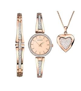 Sekonda rose 2025 gold christmas set