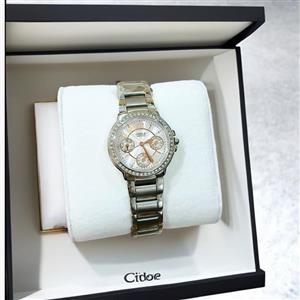 ساعت مچی زنانه اورجینال CITOLE SAPPHIRE JAPAN سه موتوره فعال فول تایم مدل  CT5066L ژاپن 
