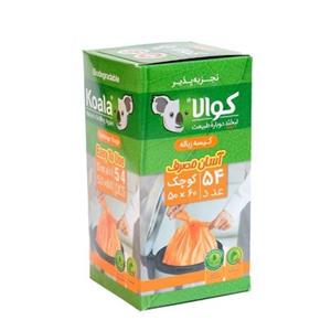 کیسه زباله بنددار تجذیه پذیر رولی 50. 60 جعبه ای کوالا