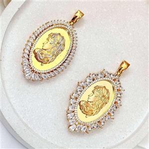 گردنبند ورساچه پرنسس جواهر تمام نقره عیار 925 با روکش قوی طلا سفید عین طلا (پس کرایه)