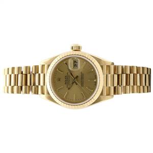 Rolex Oyster Perpetual Ladies Datejust 18K Yellow Gold 79178-Certified Pre-Owned 
