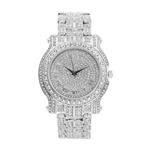 Bling-ed Out Ultimate Silver Hip Hop Royalty Watch - L0504 Silver