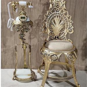 تلفن برنز به همراه صندلی آلیاژ