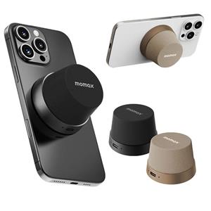 اسپیکر بلوتوثی مغناطیسی مگ سیف مومکس Momax 1-Vibe Go Magnetic Portable True Wireless Speaker