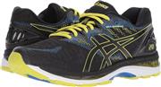 ASICS Men's Gel-Nimbus 20 Running Shoe, Black/Sulphur Spring/Victoria Blue 6 D US