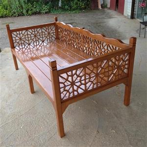 تخت سنتی تمام گره ، چوب روسی درجه یک