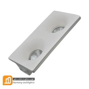 هالوژن گچی مستطیل 2 شعله توکار