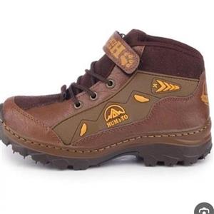 بوت قهوه ای دخترانه و پسرانه کار عالی جنس تضمینی دو دوخت کار تبریز