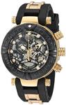 Invicta Men's Subaqua Stainless Steel Quartz Watch with Polyurethane Strap, Black, 24 (Model: 23460)