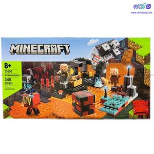 لگو 345 قطعه ماینکرفت مدل نابودی جهنم کد 23006