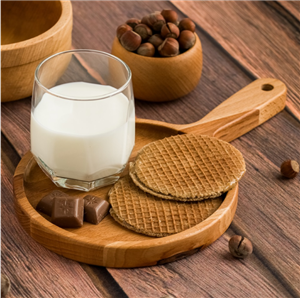 بشقاب چوبی کوچک تک دسته نیم وود