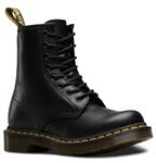 Dr. Martens Womens 1460W Originals Eight-Eye Lace-Up Boot, Black Smooth Leather, 9 M US/ 7 UK