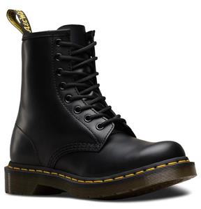Dr. Martens Womens 1460W Originals Eight-Eye Lace-Up Boot, Black Smooth Leather, 9 M US/ 7 UK 