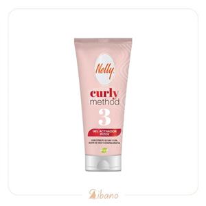 ژل حالت دهنده مو مخصوص موی فر نلی Nelly مدل Curly method حجم 200 میل
