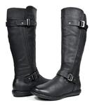 DREAM PAIRS Women's Faux Fur-Lined Knee High Winter Boots