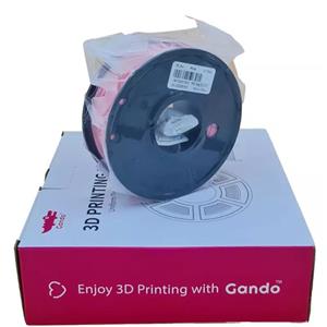 فیلامنت  PLA وزن 250 گرمی برند گاندو رنگ صورتی
