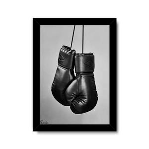تابلو راویتا طرح مبارزه بوکس کد 3694 فریم مشکی