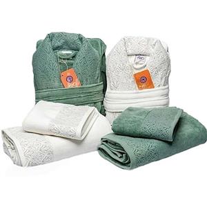 سرویس حوله پالتویی 10 تکه هیرو مدل کاریزما