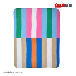 پتو مسافرتی یک نفره ایکیا مدل KLIBBKORSORT سایز 160x120 سانتی‌متر