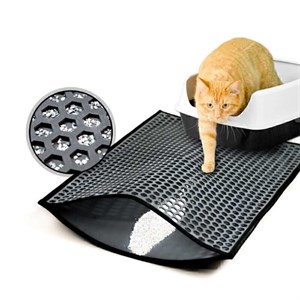 مت دو لایه زیر ظرف خاک گربه۱ عدد