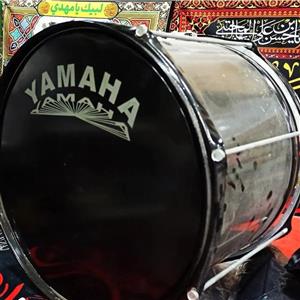 طبل سایدرام بشکه ای یاماها کمبو با پوست مشکی یدک و چوب و بند