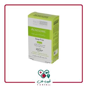 پن کنترل کننده چربی آکنه زوم فیس دوکس مناسب پوست های چرب و جوش دار/Facedoux Acnesome Sebum Control Sydnet Bar Soap Free Ph 5.5
