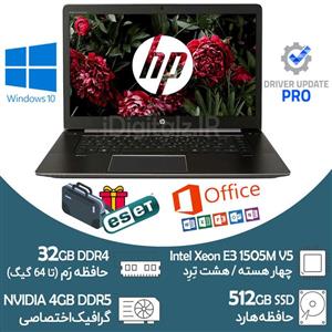 لپ تاپ استوک رندرینگ Xeon برند HP ZBOOK رم 32 هارد SSD 512