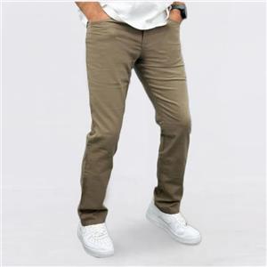 شلوار راسته مردانه سی اند ای مدل نخ کتان و لینن