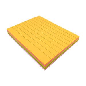 دفترچه چسب دار (استیکی نوت) 4*3 اینچ (125*76 mm) خط دار پنج رنگ نئون یاپئش
