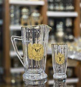 پارچ و لیوان استیج طرح لویی ویتون