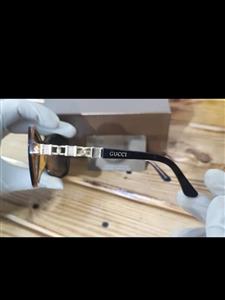 عینک آفتابی لوکس گوچی مدل GG0350S - فریم مشکی با جزئیات طلایی