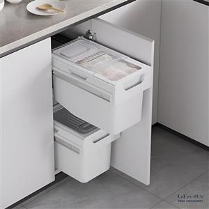 سطل جای برنج و حبوبات توکار جهت یونیت عرض 300mm فانتونی Q930