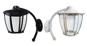 چراغ حیاطی کلاسیک دیواری فلز و شیشه