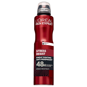 اسپری مردانه لورآل L'Oréal اورجینال مدل L'Oreal Men Expert Stress Resist حجم 250 میل