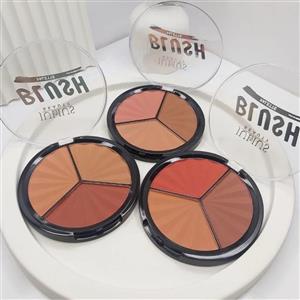 رژ گونه دایره ای 3 رنگ جولیوس