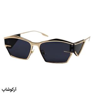 عینک آفتابی فانتزی Givenchy با فریم مستطیلی، رنگ نقره‌ای و لنز آینه‌ای و نقره‌ای رنگ مدل DG98228