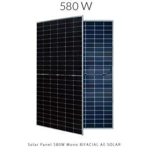 پنل 580 وات AE Solar (دو طرفه)